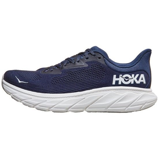 HOKA Arahi 7 Mens FOOTWEAR - Mens Stability Cushioned OUTER SPACE / WHITE