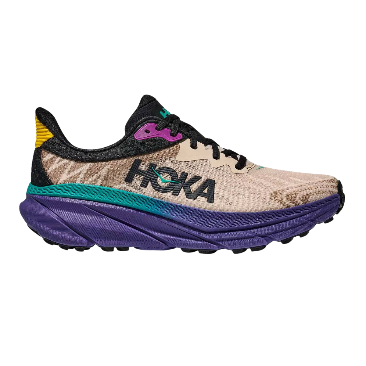 HOKA Challenger ATR 7 Mens FOOTWEAR - Mens Trail OATMEAL/MOUNTAIN IRIS