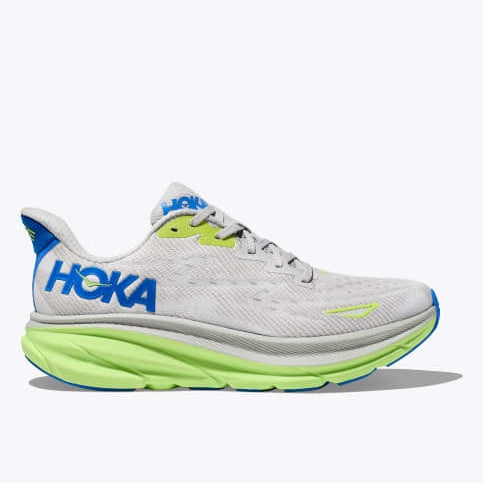 Hoka One One Clifton 9 Mens FOOTWEAR - Mens Neutral Cushioned STARDUST / ELECTRIC COBALT