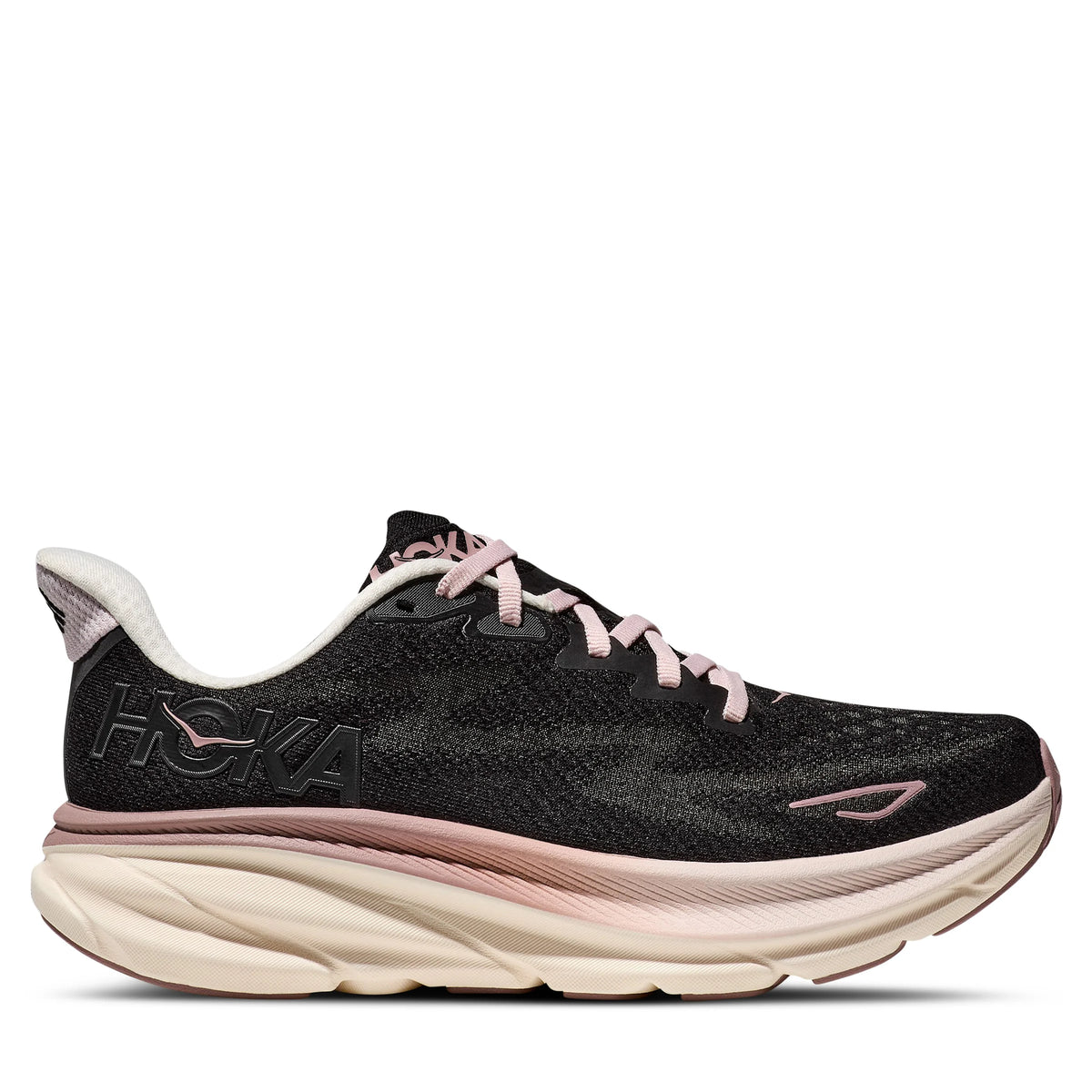 Hoka One One Clifton 9 Womens FOOTWEAR - Womens Neutral Cushioned OBSIDIAN/QUARTZITE