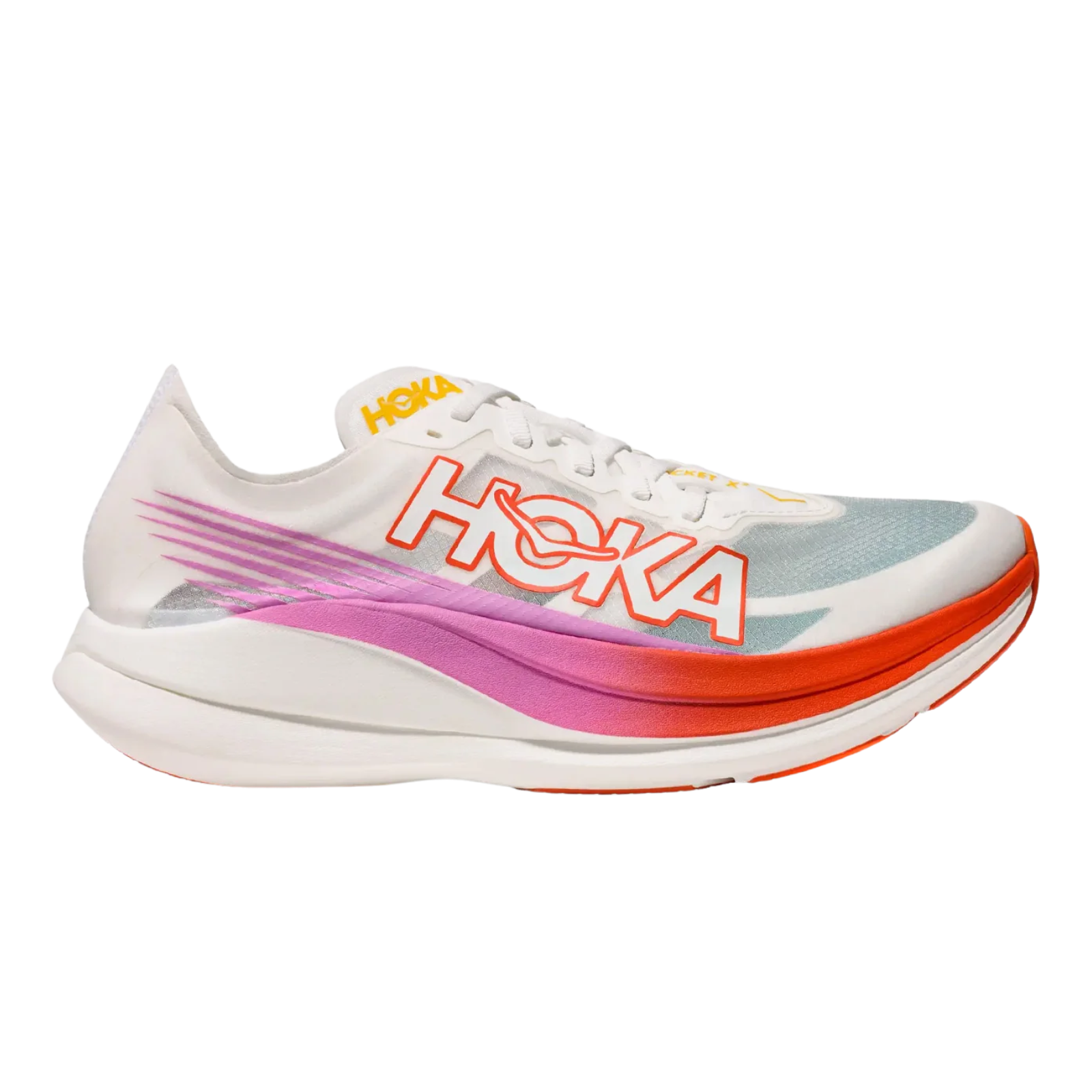 HOKA Rocket X 2 Unisex FOOTWEAR - Unisex Carbon Plate FROST/LAVA
