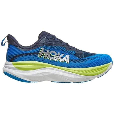 HOKA Skyflow Mens FOOTWEAR - Mens Neutral Cushioned VARSITY NAVY / ELECTRIC COBALT