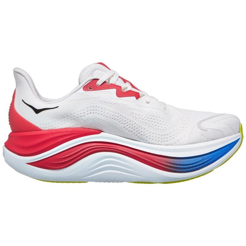 HOKA Skyward X Mens FOOTWEAR - Mens Neutral Cushioned BLANC DE BLANC/VIRTUAL BLUE