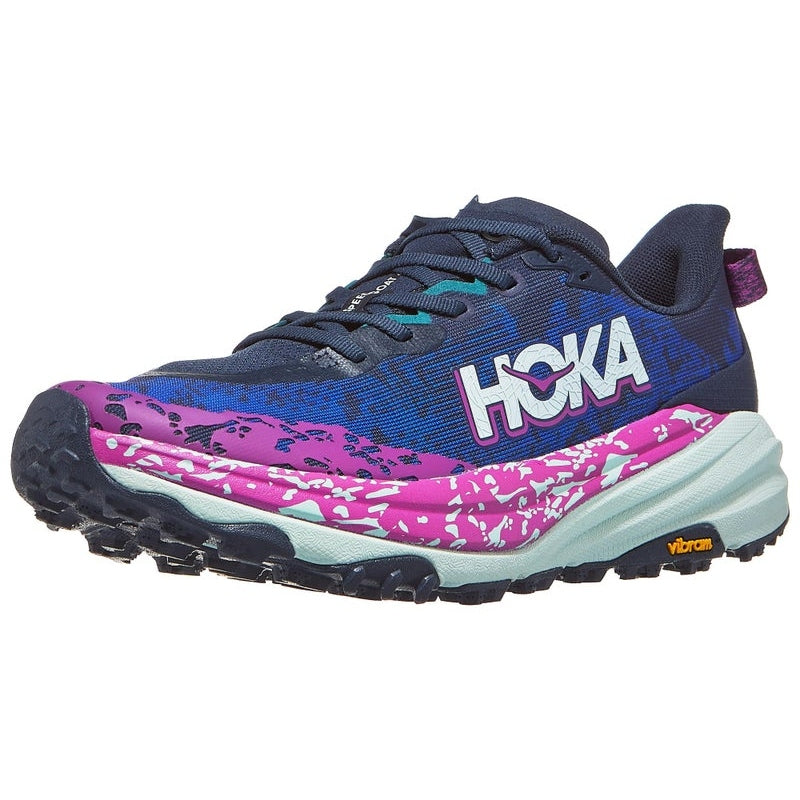 HOKA Speedgoat 6 Mens FOOTWEAR - Mens Trail STORMY SKIES / AQUA BREEZE