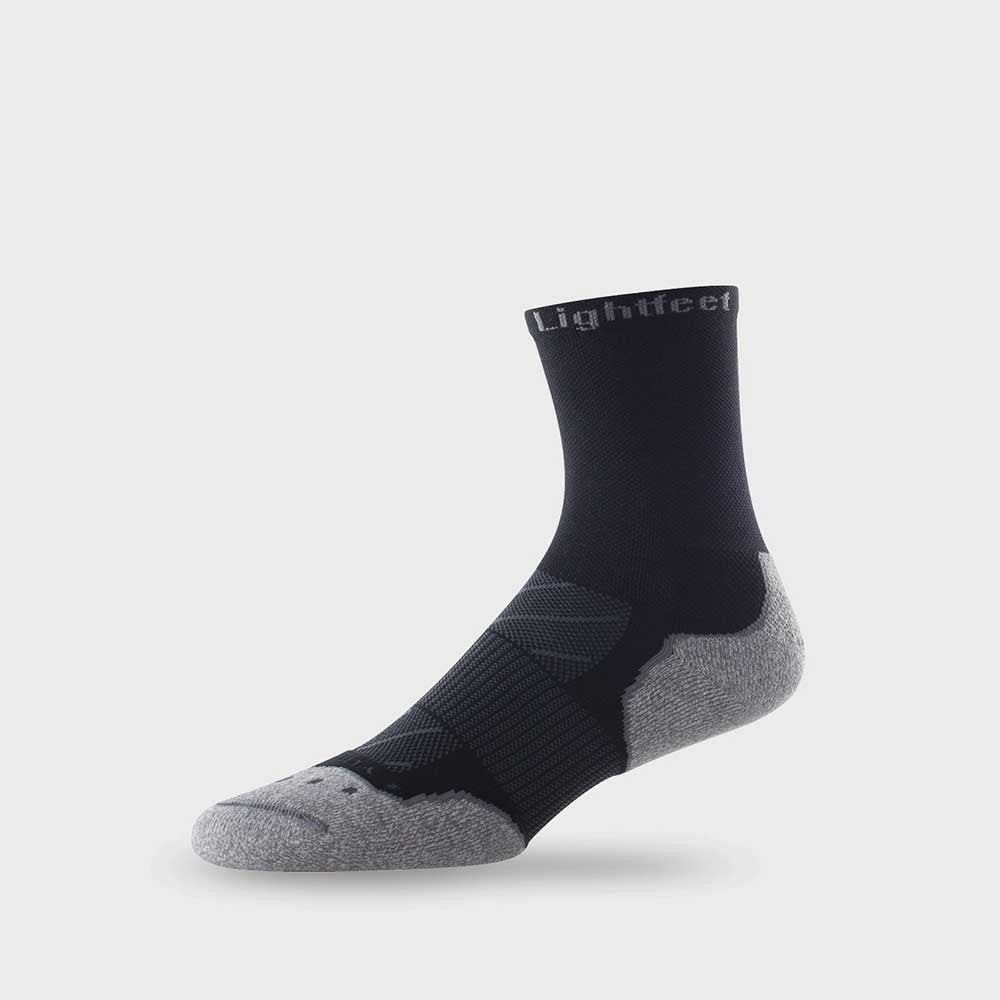 Lightfeet Evolution Half Crew Socks GEAR - Socks BLACK