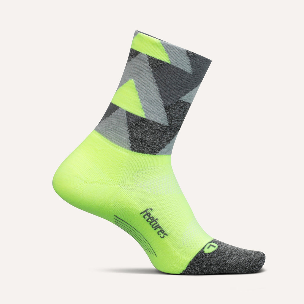 FEETURES Elite Light Cushion Mini Crew GEAR - Socks PEAK LIGHTNING