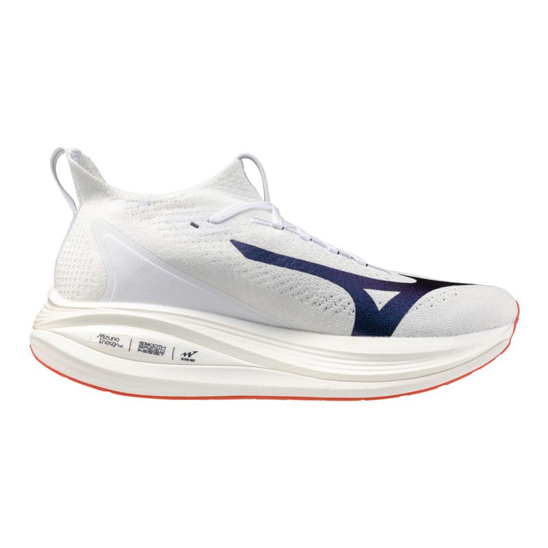 MIZUNO Neo Vista 2 Mens FOOTWEAR - Mens Lightweight WHITE/WHITE/IRIS BLOOM