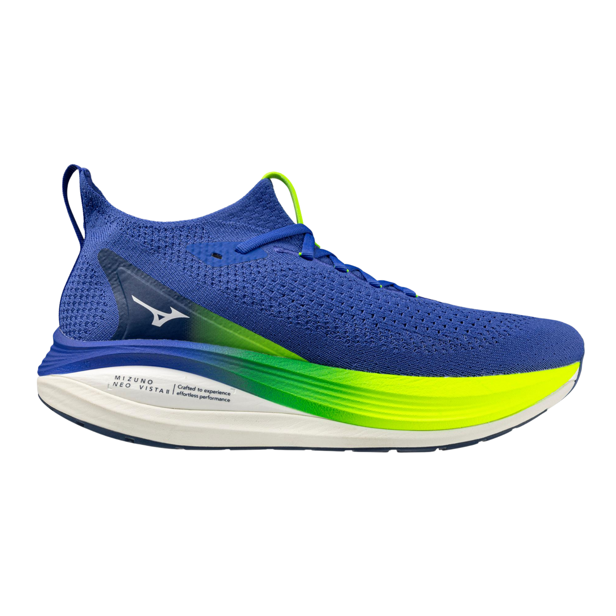 MIZUNO Neo Vista 2 Mens FOOTWEAR - Mens Lightweight DAZZLING BLUE/WHITE/LIGHTNING YELLOW