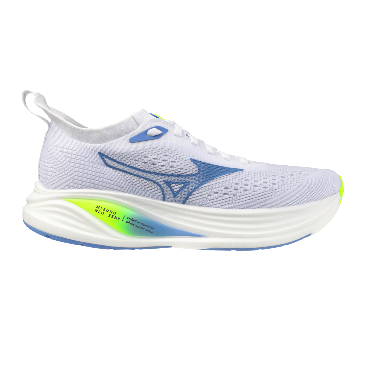 MIZUNO Neo Zen 2 Women's FOOTWEAR - Womens Neutral Cushioned WHITE/ULTRAMARINE/LIGHTNING YELLOW