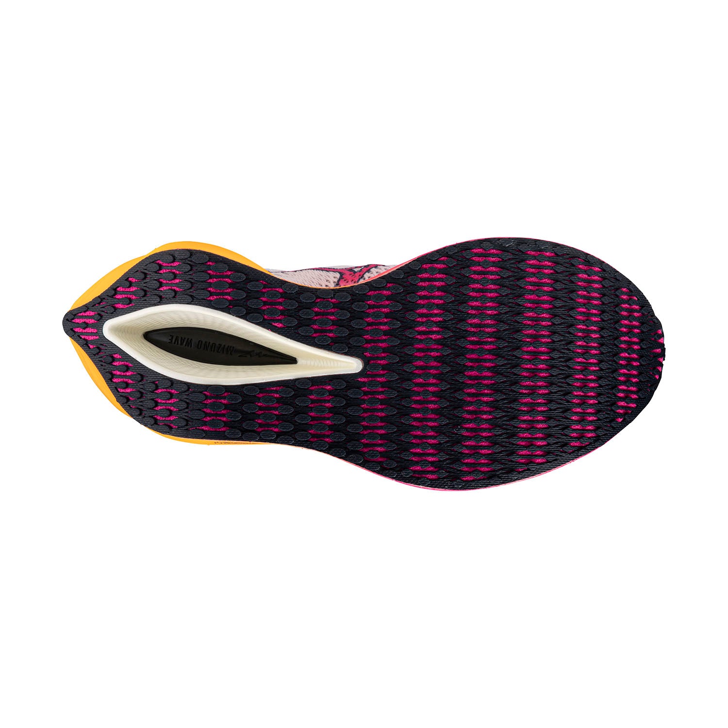 MIZUNO Wave Rebellion Pro 3 HANABI Unisex FOOTWEAR - Unisex Neutral Cushioned WHITE/PINK TETRA/TANGERINE ORANGE