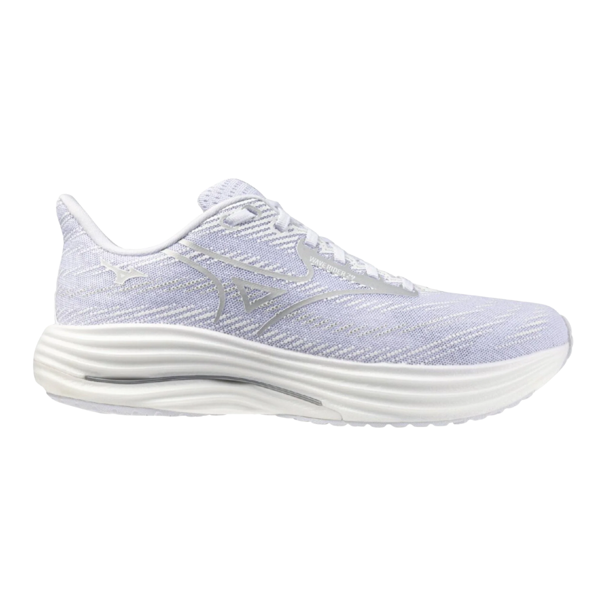 MIZUNO Wave Rider 29 Womens FOOTWEAR - Womens Neutral WHITE/SILVER/HARBOR MIST