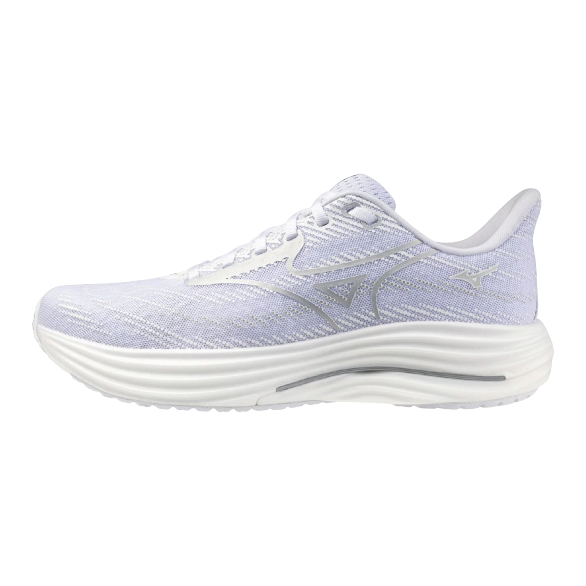 MIZUNO Wave Rider 29 Womens FOOTWEAR - Womens Neutral WHITE/SILVER/HARBOR MIST