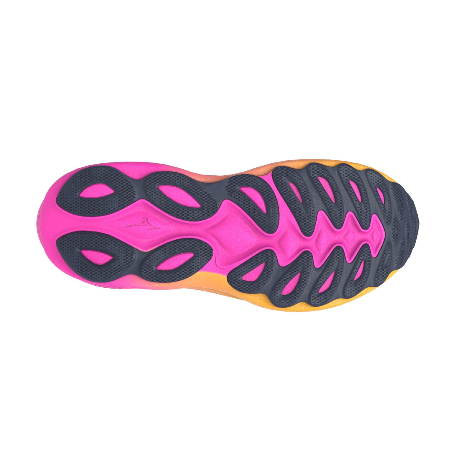 MIZUNO Wave Sky 9 HANABI Unisex FOOTWEAR - Unisex Neutral Cushioned WHITE/TANGERINE ORANGE/PINK TETRA