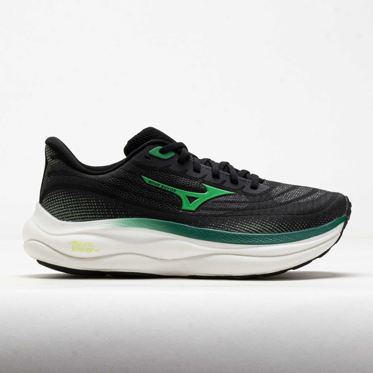 MIZUNO Wave Sky 9 Men's FOOTWEAR - Mens Neutral BLACK/GOBLIN GREEN