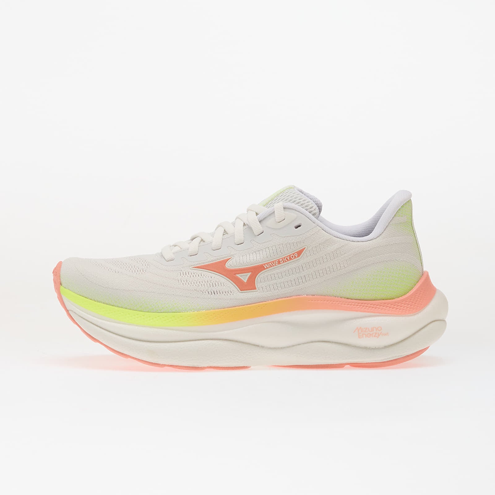 MIZUNO Wave Sky 9 Womens FOOTWEAR - Womens Stability WHITE/DESERT FLOWER