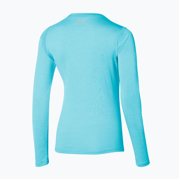 MIZUNO Impulse Core LS Tee Womens APPAREL - Womens Long Sleeve Tops BLUE GLOW