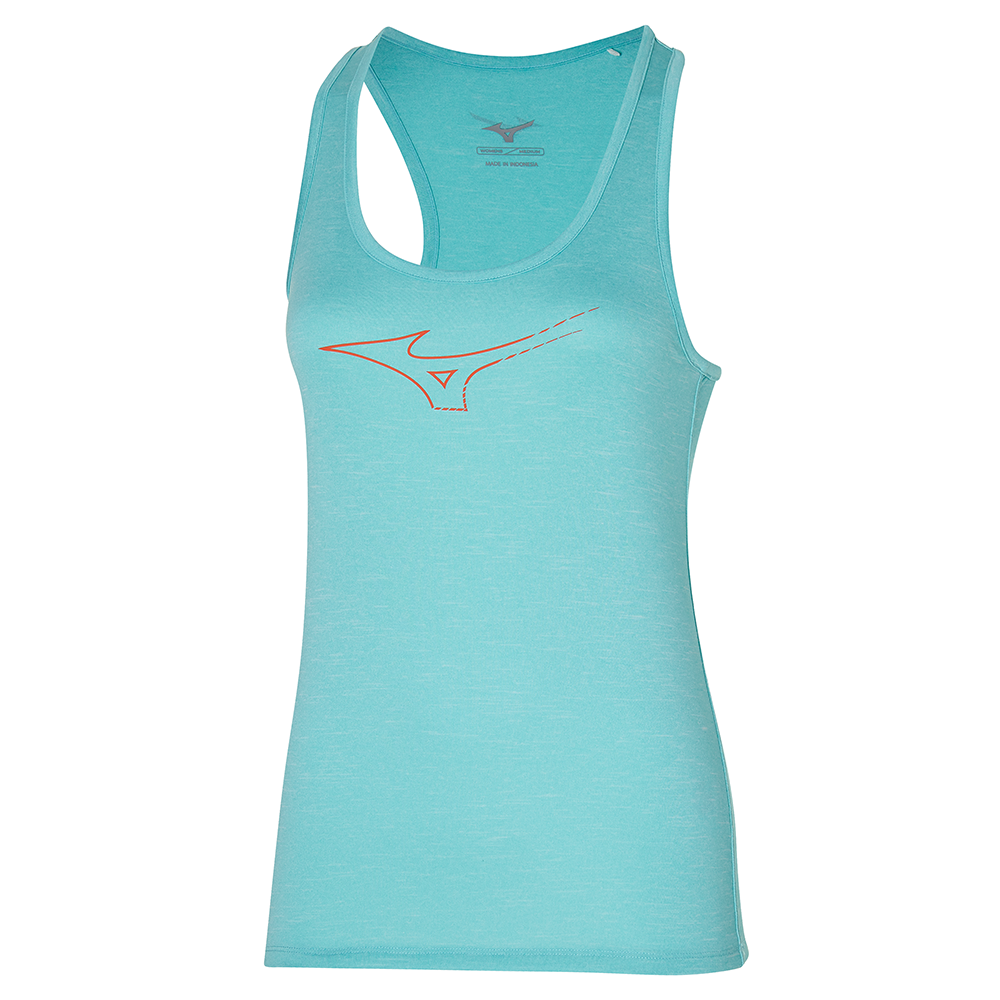 MIZUNO Impulse Core RB Tank APPAREL - Womens Tanks HALOGEN BLUE