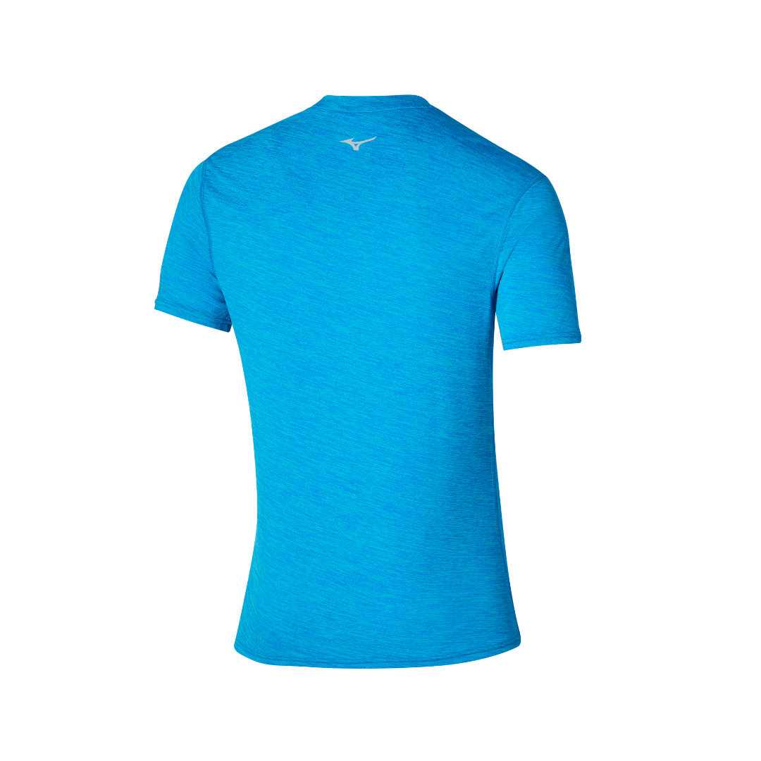 MIZUNO Impulse Core Tee Mens APPAREL - Mens T-Shirts PARISIAN BLUE