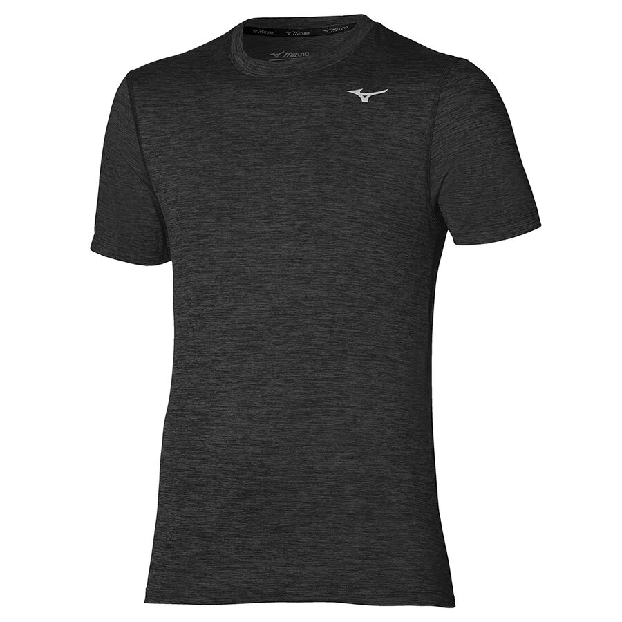 MIZUNO Impulse Core Tee Mens APPAREL - Mens T-Shirts BLACK