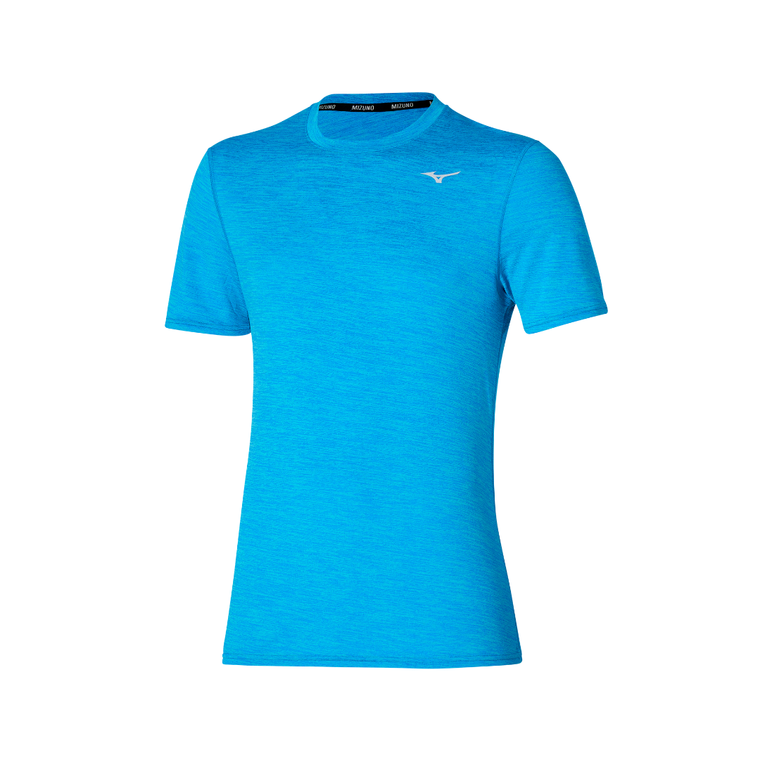 Mizuno Impulse Core Tee Mens APPAREL - Mens T-Shirts PARISIAN BLUE