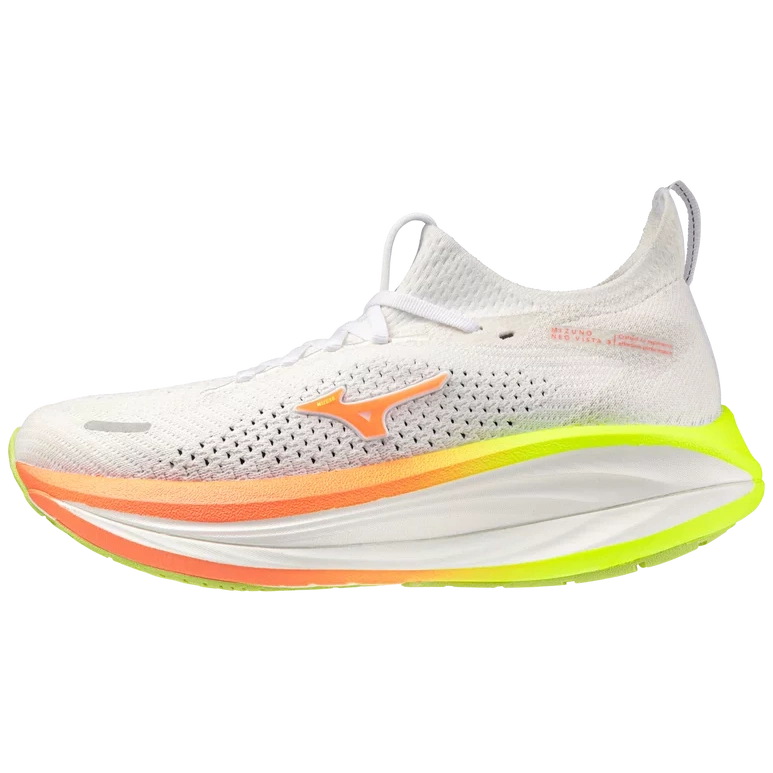 MIZUNO Neo Vista 3 Womens FOOTWEAR - Womens Lightweight WHITE/CORAL