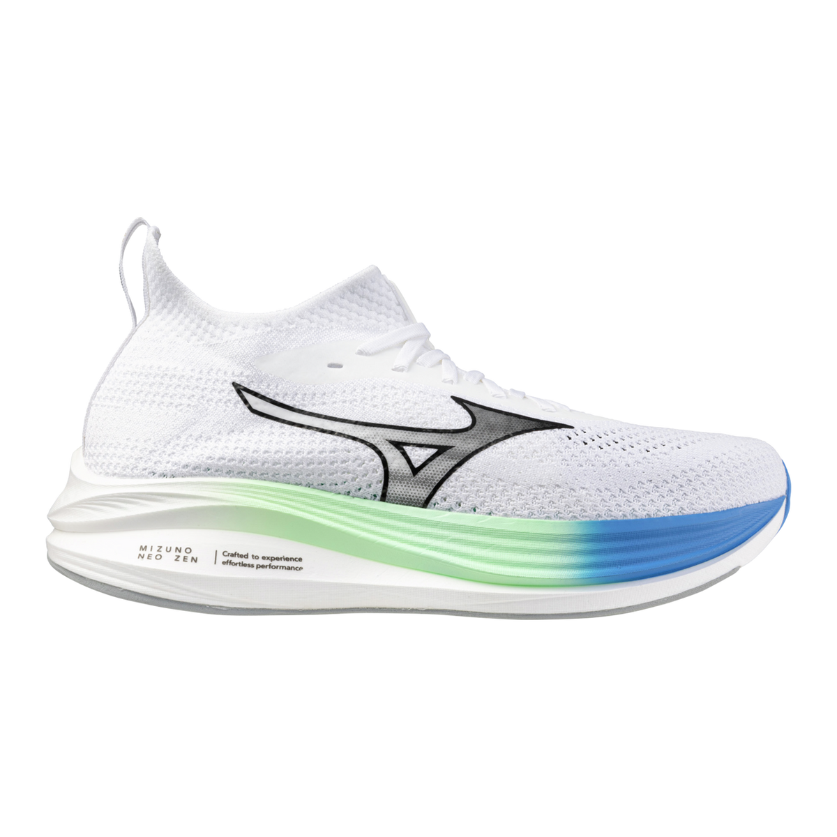 MIZUNO Neo Zen Mens FOOTWEAR - Mens Neutral WHITE/BLACK/FRONTIER BLUE