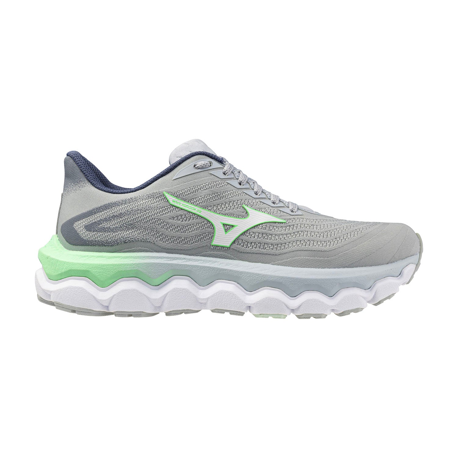MIZUNO Wave Horizon 8 Womens FOOTWEAR - Womens Stability Cushioned PEARL BLUE/WHITE/HINT OF MINT