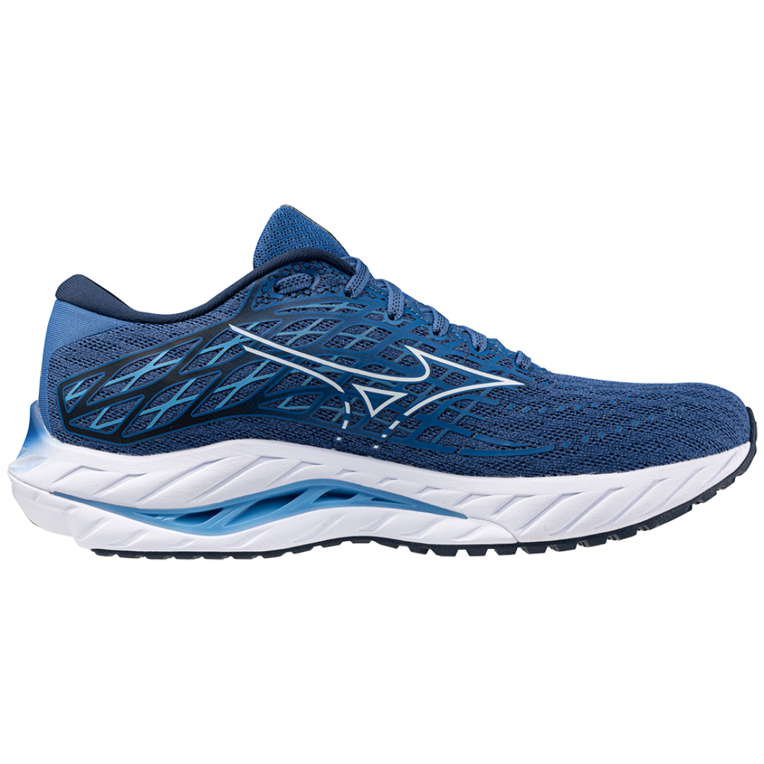 MIZUNO Wave Inspire 20 Mens FOOTWEAR - Mens Stability FEDERAL BLUE/WHITE/ALASKAN BLUE