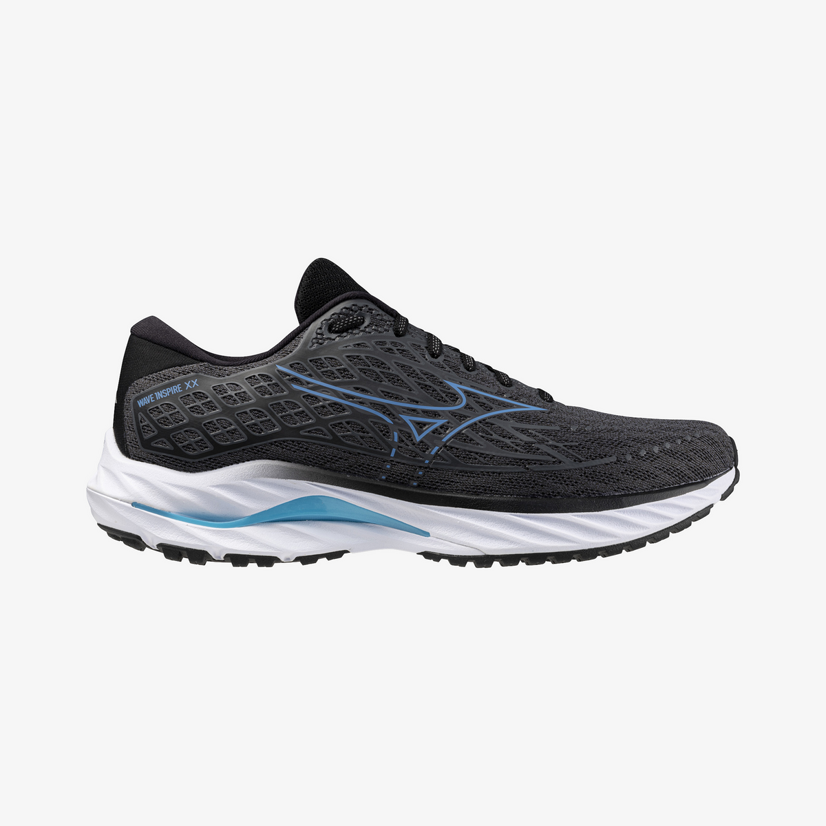 MIZUNO Wave Inspire 20 Mens FOOTWEAR - Mens Stability IRON BLUE