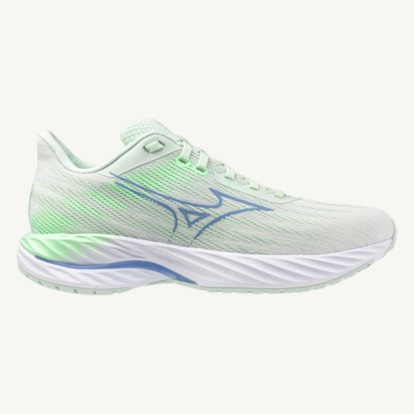 MIZUNO Wave Inspire 21 Womens FOOTWEAR - Womens Stability HINT OF MINT / BEL AIR BLUE / NEO MINT