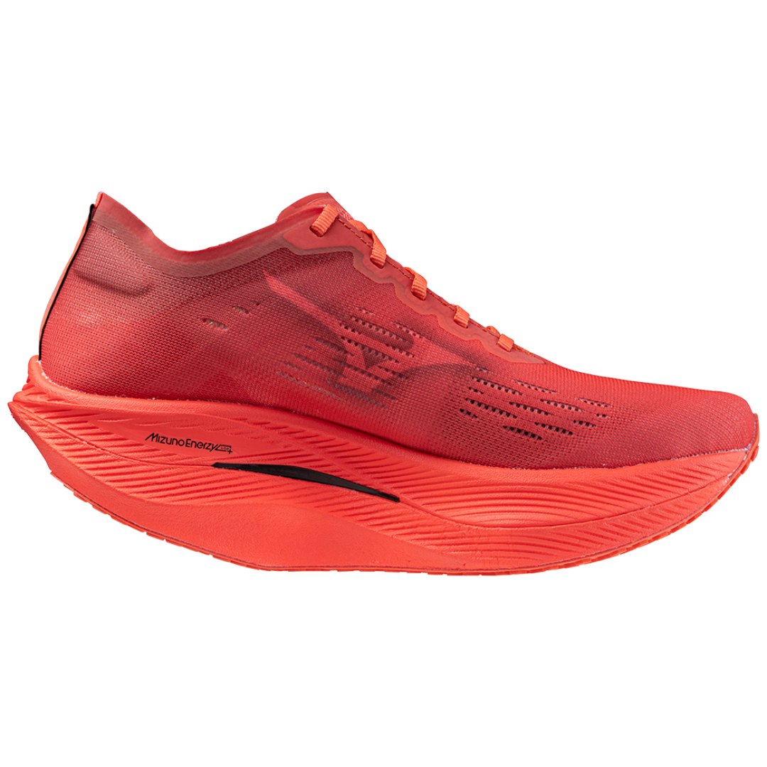 MIZUNO Wave Rebellion Pro 2 Mens FOOTWEAR - Mens Carbon Plate RED