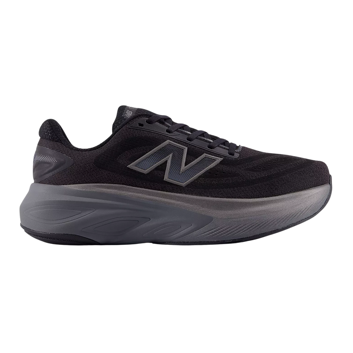 NEW BALANCE Fresh Foam X More V6 Men's FOOTWEAR - Mens Neutral Cushioned BLACK/CASTLEROCK/BLACK METALLIC