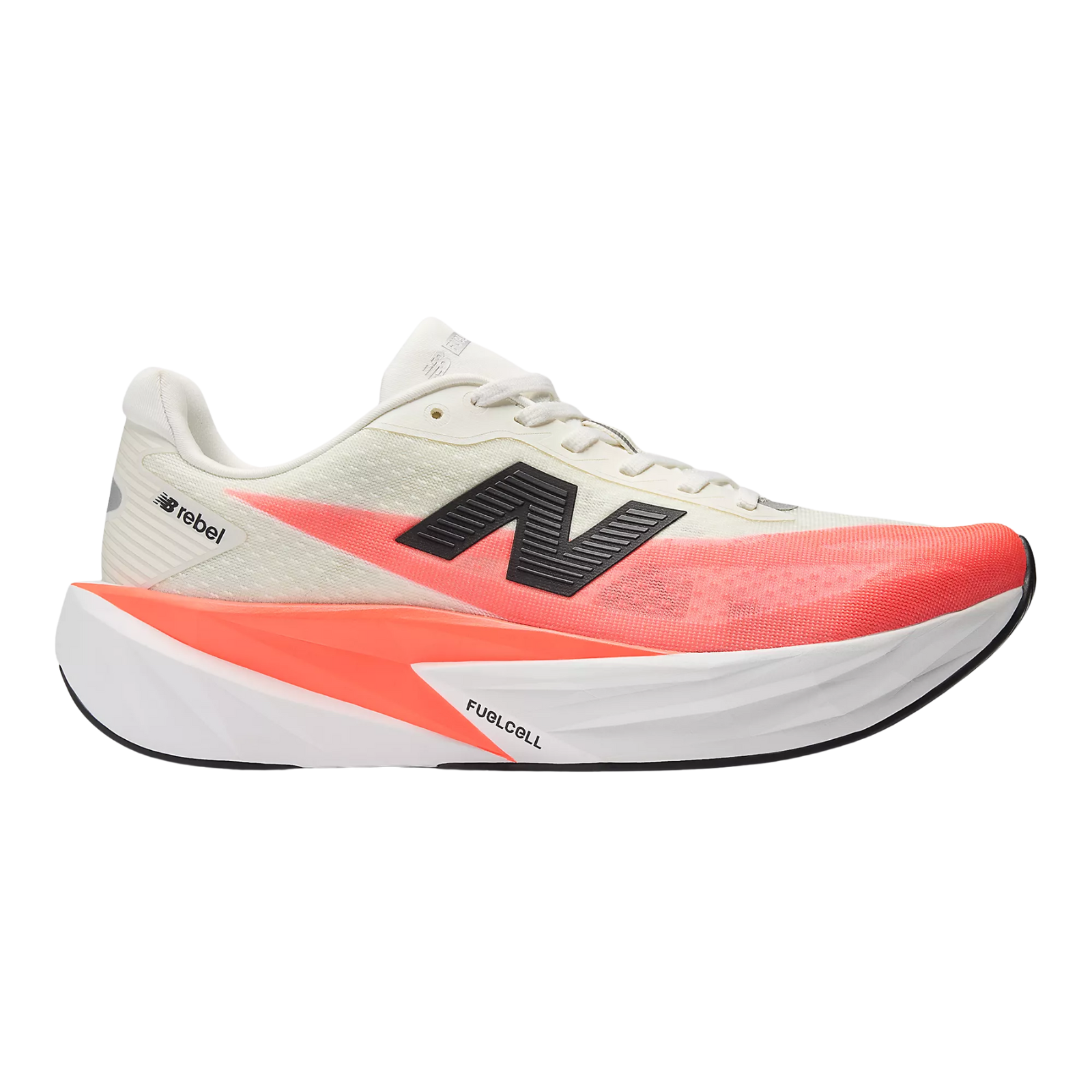 NEW BALANCE FuelCell Rebel V5 Men's FOOTWEAR - Mens Neutral Cushioned URGENT RED/WHITE/SEA SALT