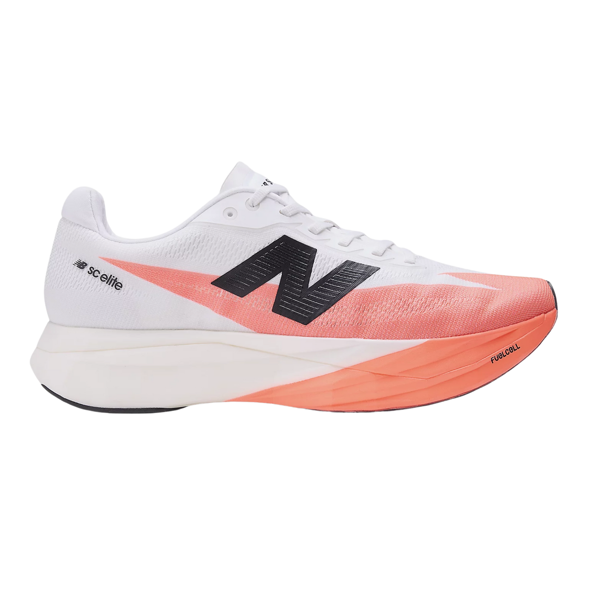 NEW BALANCE FuelCell SuperComp Elite v5 Mens FOOTWEAR - Mens Carbon Plate URGENT RED/WHITE/BLACK