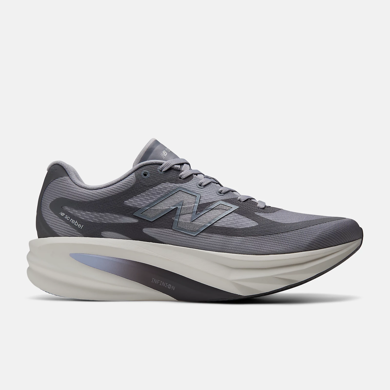 NEW BALANCE SuperComp Rebel Mens FOOTWEAR - Mens Carbon Plate DIGITAL MIST / GREY MATTER
