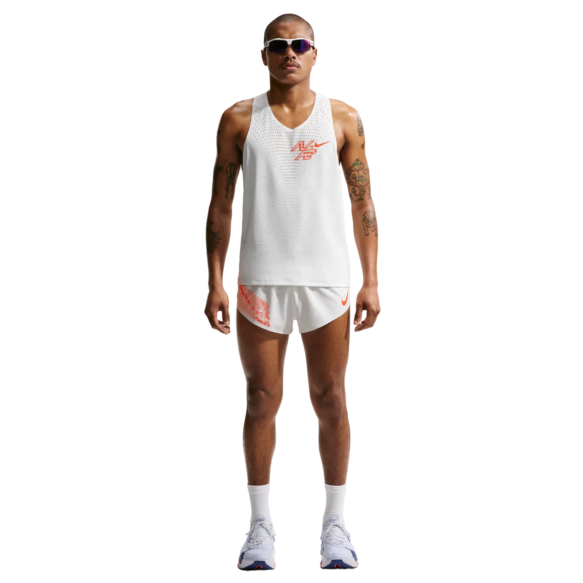 NIKE AeroSwift Dri-FIT ADV 5cm Running Shorts Mens APPAREL - Mens Shorts SUMMIT WHITE