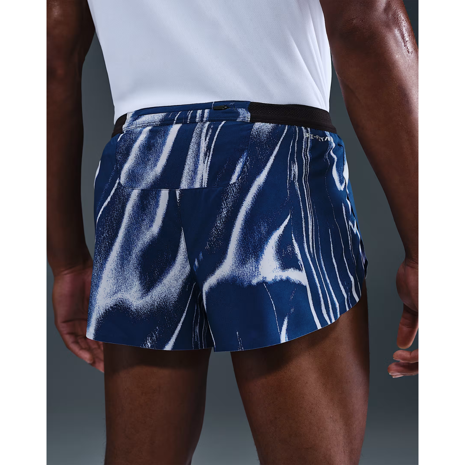 NIKE AeroSwift Dri-FIT ADV 5cm Running Shorts Men's APPAREL - Mens Shorts COASTAL BLUE/WHITE