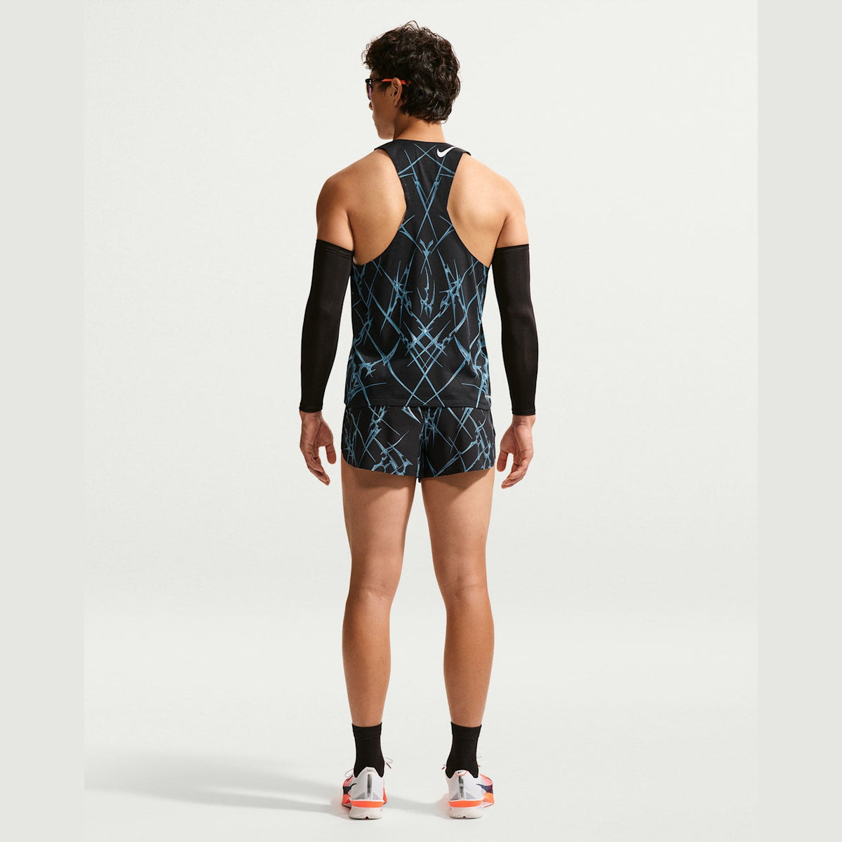 NIKE AeroSwift Dri-FIT ADV Printed Running Shorts Mens APPAREL - Mens Shorts