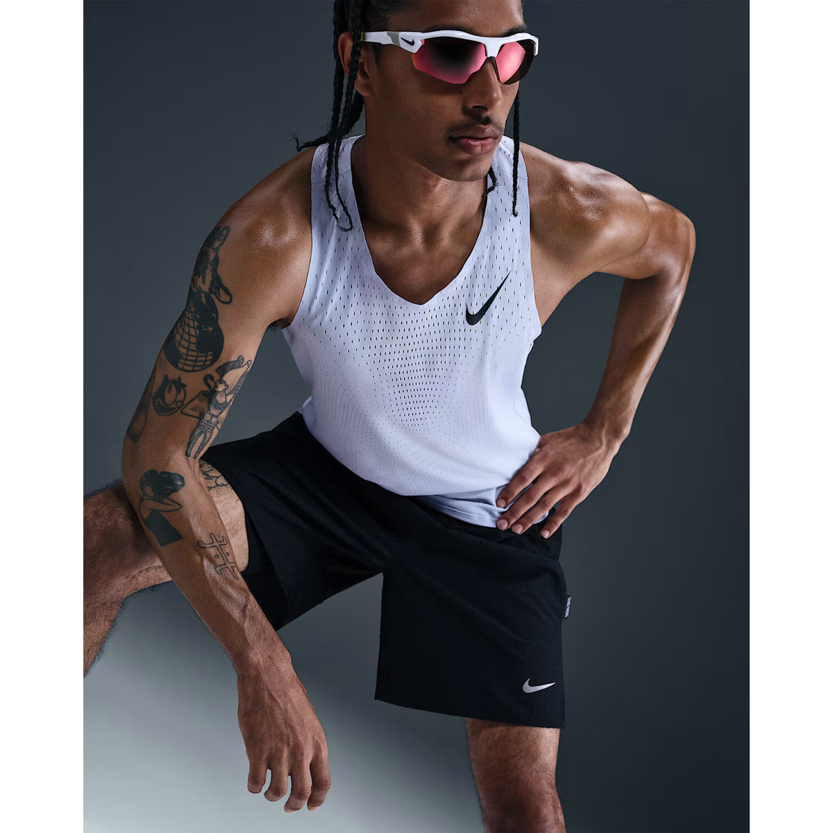 NIKE AeroSwift Dri-FIT ADV Running Vest Mens APPAREL - Mens Singlets