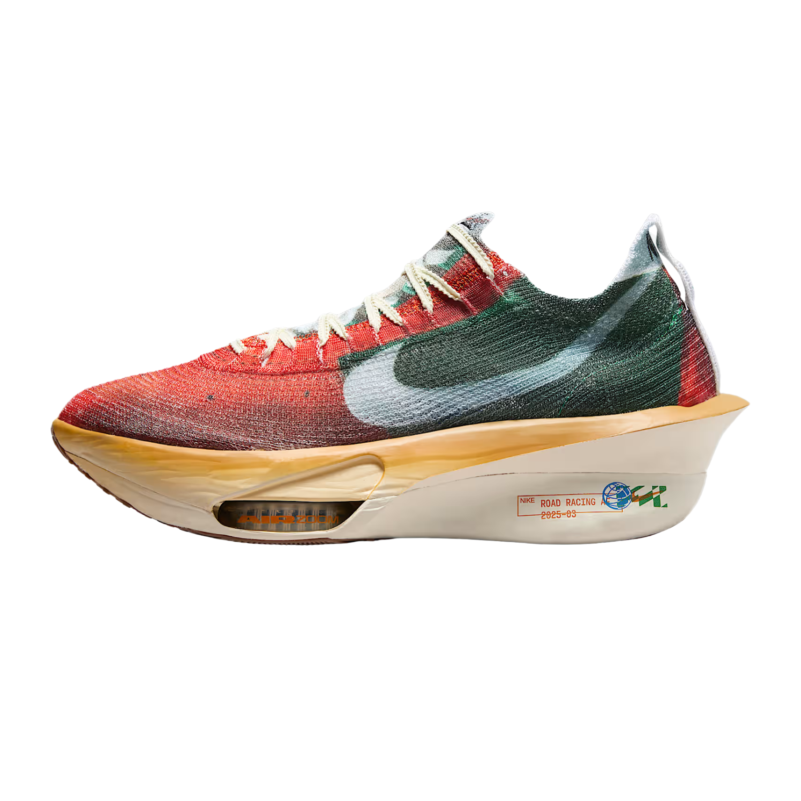 NIKE Air Zoom Alphafly Next%3 PRM Mens FOOTWEAR - Mens Carbon Plate MULTI COLOR/CLEAR STARFISH/ALOE VERDE