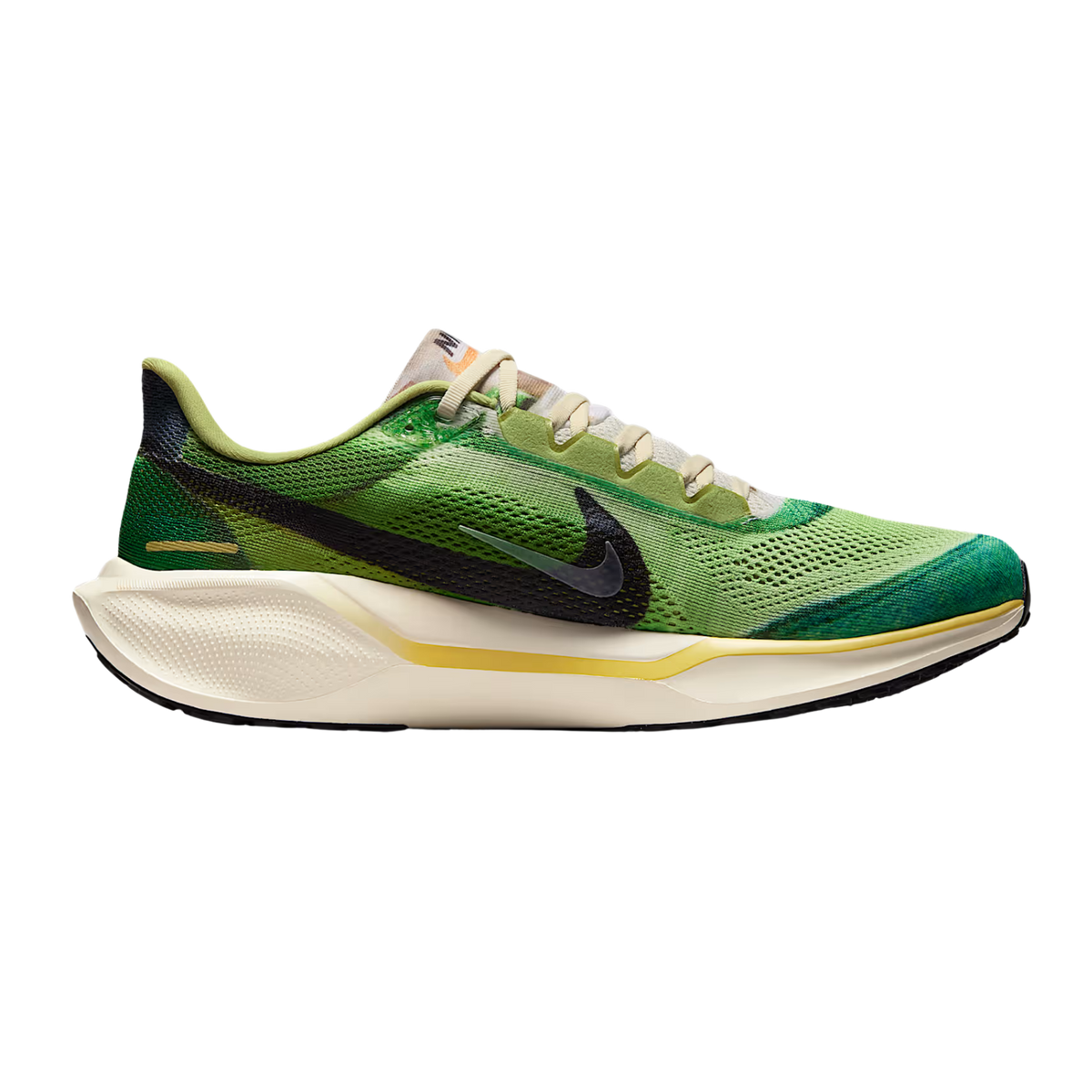 NIKE Air Zoom Pegasus 41 SE Mens FOOTWEAR - Mens Neutral MULTI COLOUR/CLEAR/VIVID GREEN