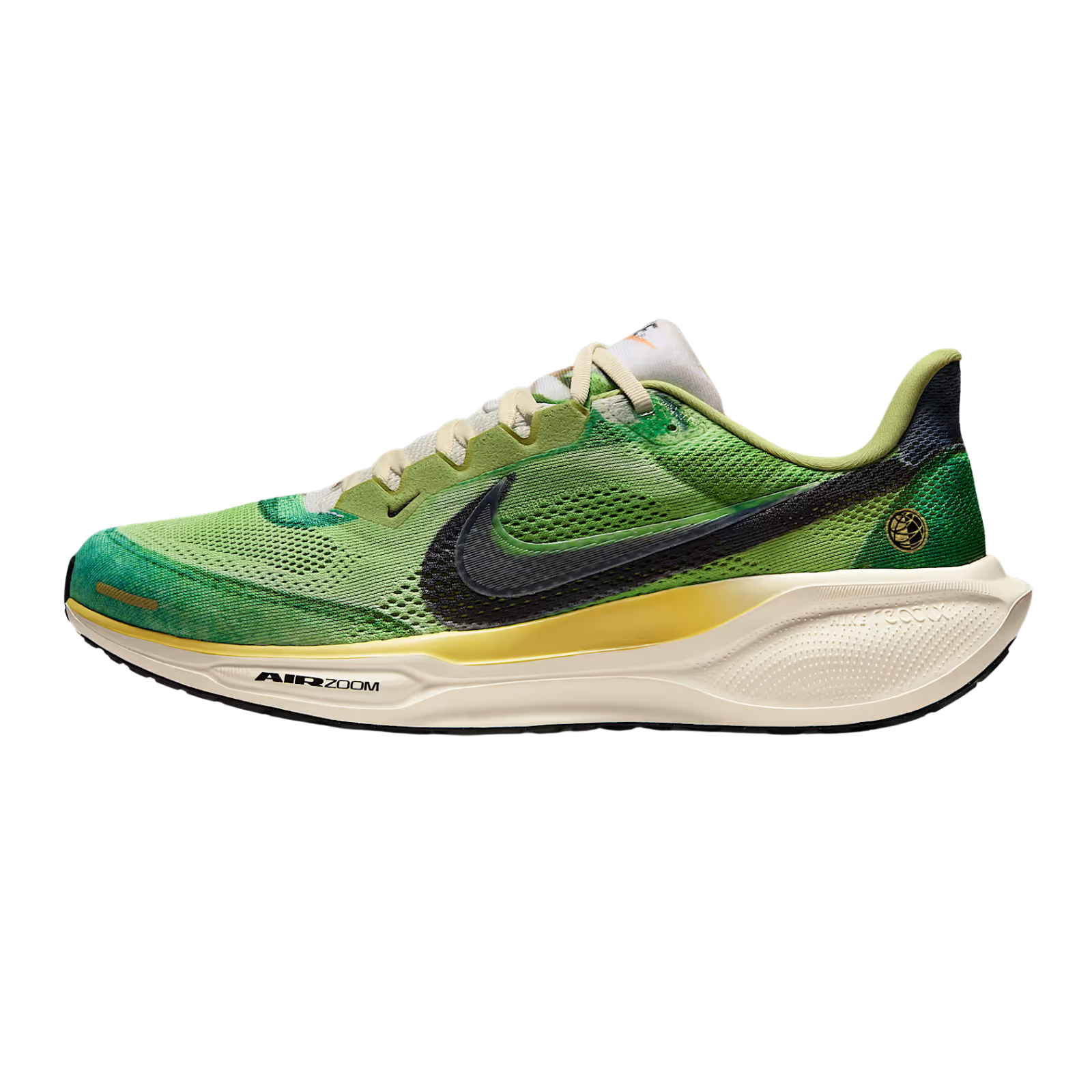 NIKE Air Zoom Pegasus 41 SE Men's FOOTWEAR - Mens Neutral MULTI COLOUR/CLEAR/VIVID GREEN