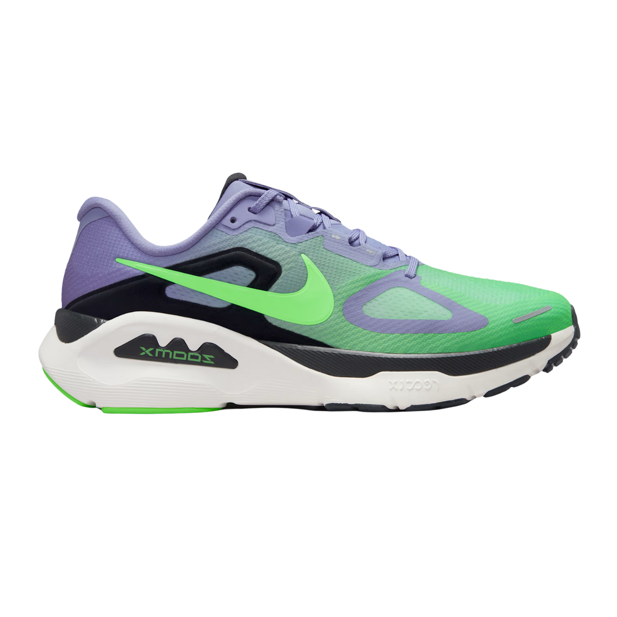 NIKE Structure Plus Mens FOOTWEAR - Mens Stability IRON PURPLE/VOLTAGE GREEN-OFF NOIR-SAIL