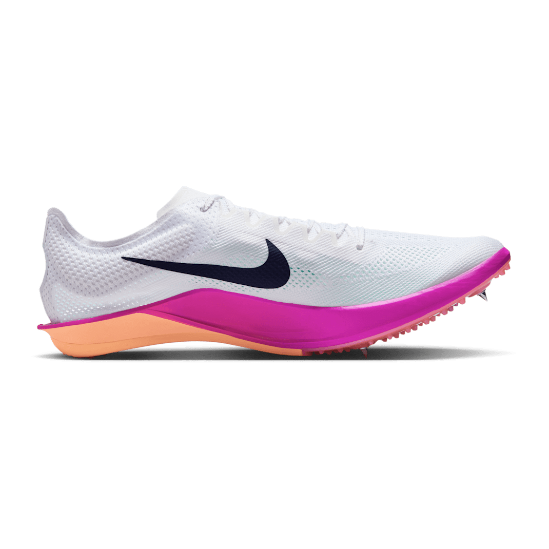 NIKE Dragonfly 2 Unisex FOOTWEAR - Unisex Track Spikes WHITE/OBSIDIAN-HYPER TURQ