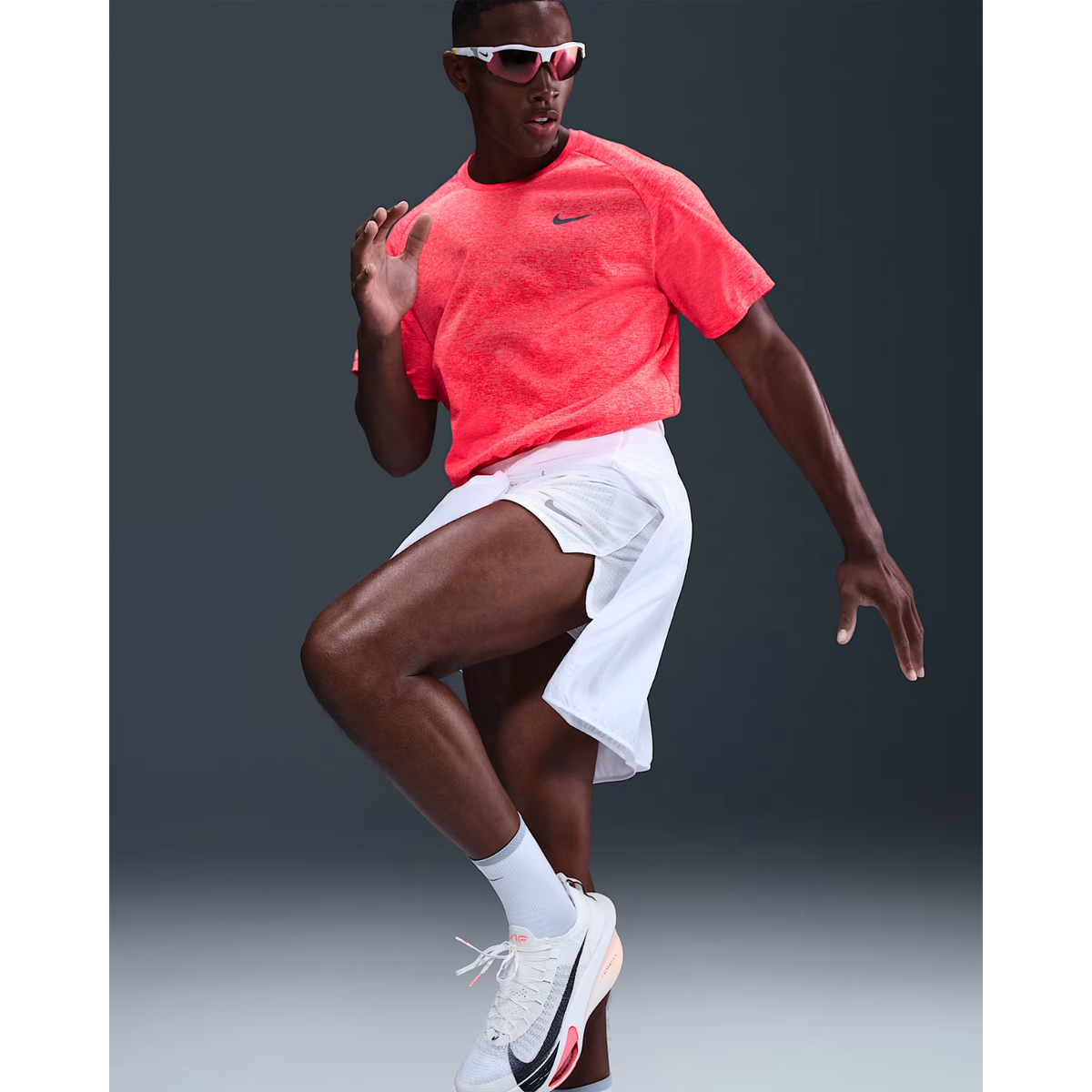 NIKE Dri-FIT ADV Short Sleeve Running Top Mens APPAREL - Mens T-Shirts