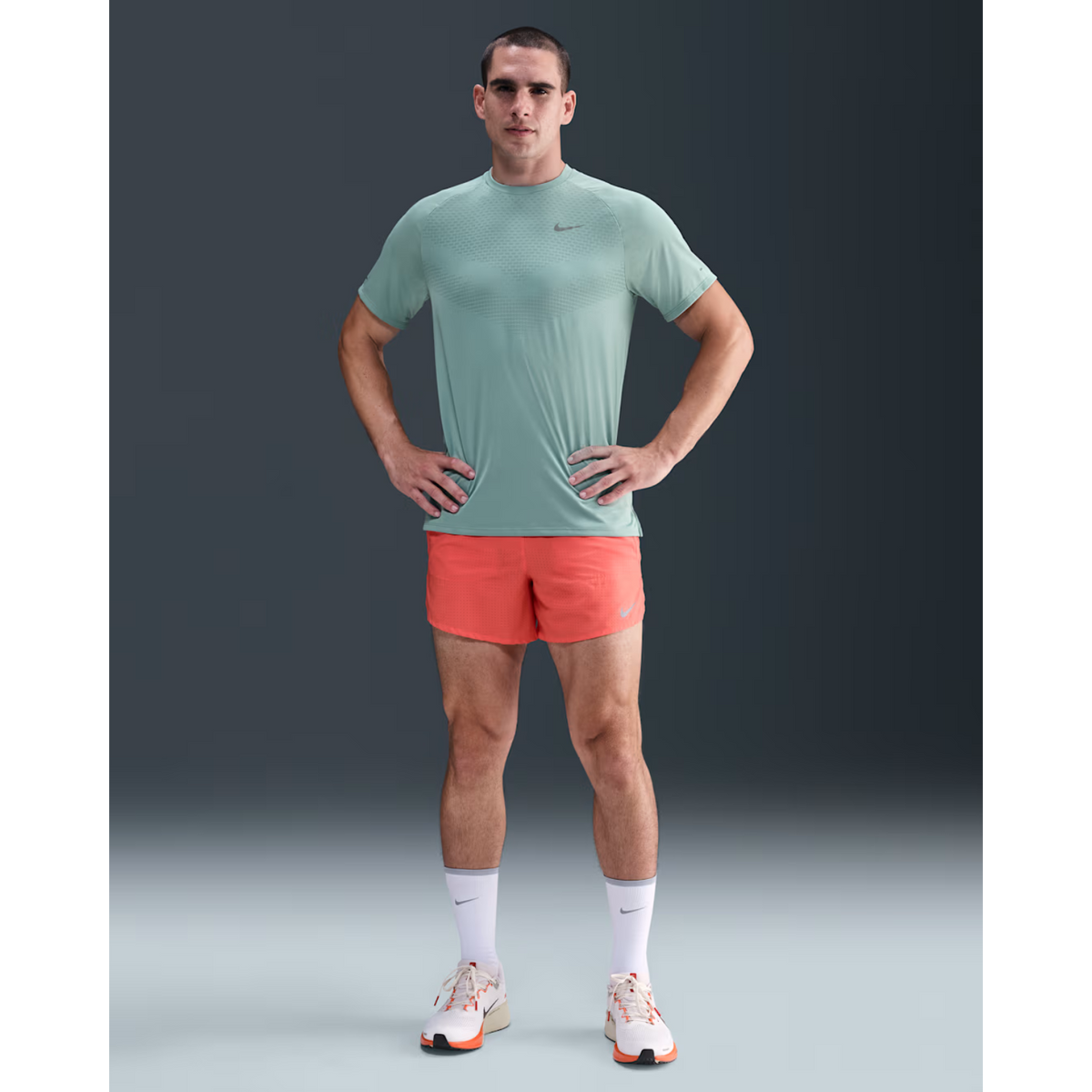 NIKE Dri-FIT ADV Short Sleeve Running Top Mens - APPAREL - Mens T-Shirts