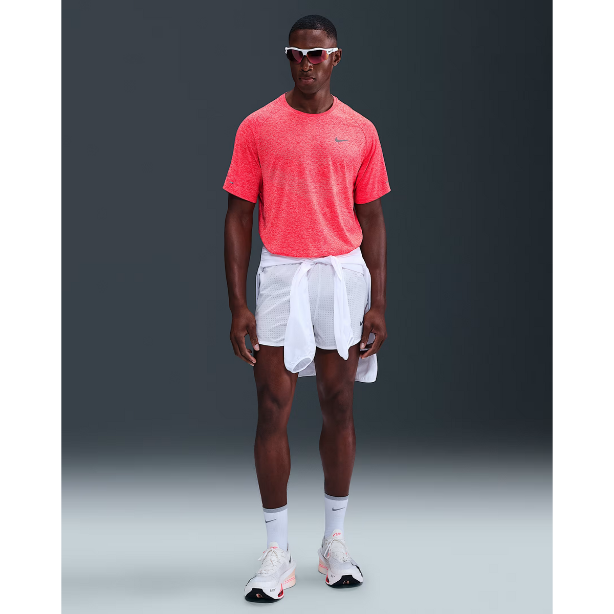 NIKE Dri-FIT ADV Short Sleeve Running Top Mens APPAREL - Mens T-Shirts