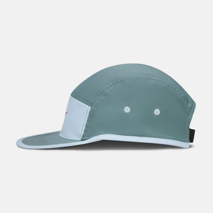 NIKE Dri-FIT Fly Cap Unstructured Swoosh Cap GEAR - Unisex Hats, Visors & Headwear MINERAL SLATE/HYDROGEN BLUE/ANTHRACITE/TEAM CRIMSON