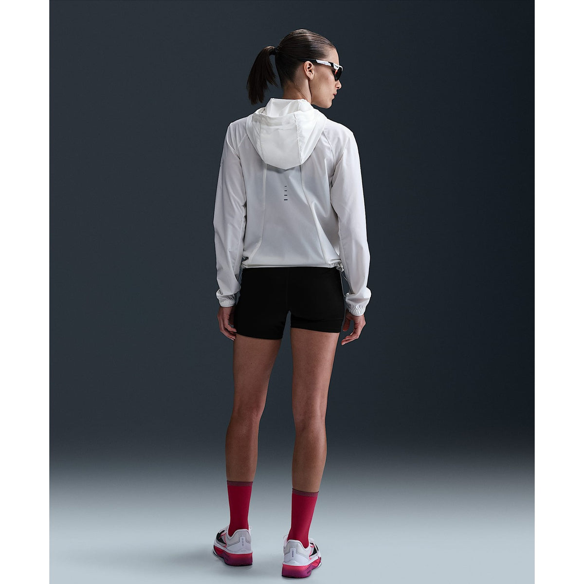 NIKE Dri-FIT High-Waisted 4" Tight Running Shorts Womens APPAREL - Womens Bottoms