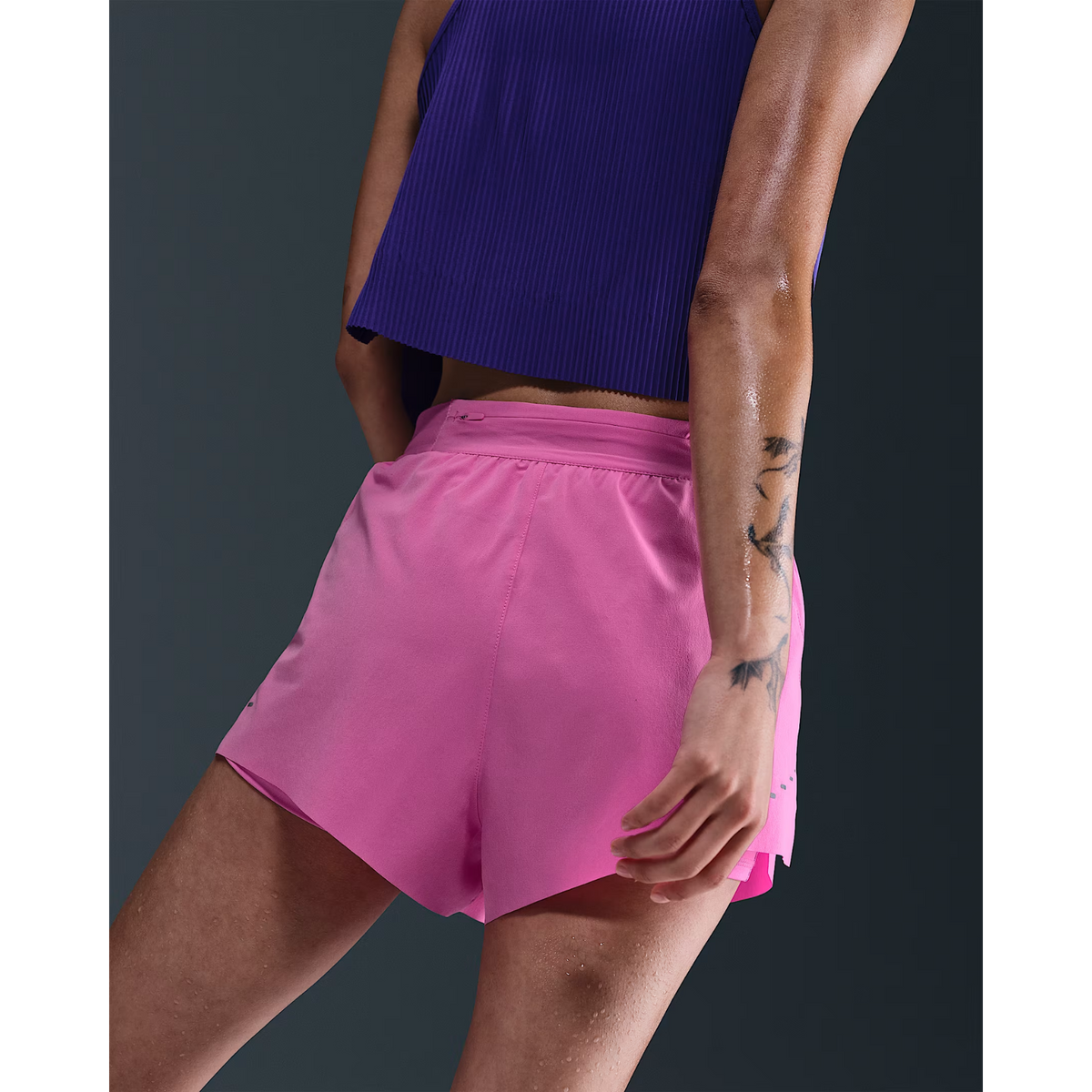 NIKE Dri-FIT Mid-Rise 2-in-1 Running Shorts Womens APPAREL - Womens Shorts
